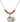 Scapular Birthstone Necklace | 5/8 inch | 4mm Beads  Ruby Sterling Silver