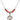 Confirmation Birthstone Necklace | 5/8 inch | 4mm Beads  Ruby Sterling Silver