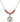 Confirmation Birthstone Necklace | 5/8 inch | 4mm Beads  Ruby Sterling Silver