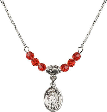 St. Veronica Birthstone Necklace | 1/2 inch | 4mm Beads