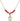 Saint Seraphina Birthstone Necklace | 1/2 inch | 4mm Beads  Ruby 14kt Gold Filled