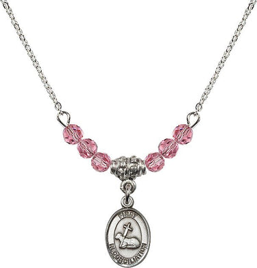 First Reconciliation Birthstone Necklace | 1/2 inch | 4mm Beads