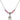 Saint Isidore of Seville Birthstone Necklace | 1/2 inch | 4mm Beads  Rose Sterling Silver