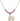 Saint Christopher Birthstone Necklace | 1/2 inch | 4mm Beads  Rose 14kt Gold Filled