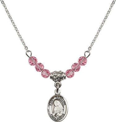 Saint Madeline Sophie Barat Birthstone Necklace | 1/2 inch | 4mm Beads