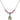 Saint Joseph of Arimathea Birthstone Necklace | 1/2 inch | 4mm Beads  Rose Sterling Silver