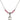 Saint Theodora Birthstone Necklace | 1/2 inch | 4mm Beads  Rose Sterling Silver