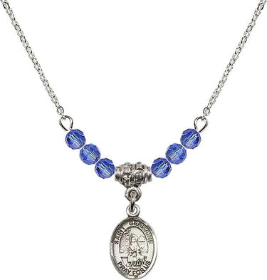Saint Germaine Cousin Birthstone Necklace | 1/2 inch | 4mm Beads