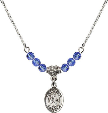 Saint Isabella of Portugal Birthstone Necklace | 1/2 inch | 4mm Beads