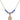 Saint Damien of Molokai Birthstone Necklace | 1/2 inch | 4mm Beads  Sapphire 14kt Gold Filled