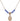 Saint Damien of Molokai Birthstone Necklace | 1/2 inch | 4mm Beads  Sapphire 14kt Gold Filled