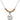 Guardian Angel Birthstone Necklace | 5/8 inch | 4mm Beads  Topaz Sterling Silver