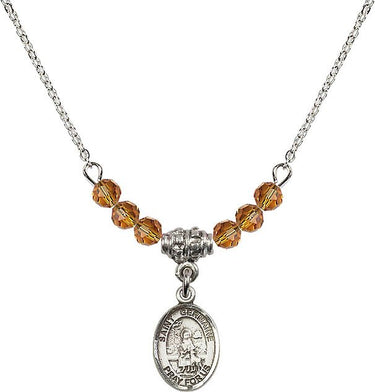 Saint Germaine Cousin Birthstone Necklace | 1/2 inch | 4mm Beads