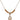 Saint Anthony of Egypt Birthstone Necklace | 1/2 inch | 4mm Beads  Topaz 14kt Gold Filled