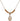 Saint Anthony of Egypt Birthstone Necklace | 1/2 inch | 4mm Beads  Topaz 14kt Gold Filled