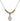Saint Bernadine of Sienna Birthstone Necklace | 1/2 inch | 4mm Beads  Topaz Sterling Silver