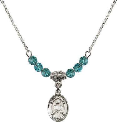 St. Kateri Tekakwitha Birthstone Necklace | 1/2 inch | 4mm Beads