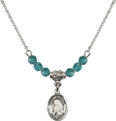 Saint Madeline Sophie Barat Birthstone Necklace | 1/2 inch | 4mm Beads
