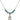 Saint Rachel Birthstone Necklace | 1/2 inch | 4mm Beads  Zircon Sterling Silver