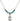 Saint Rachel Birthstone Necklace | 1/2 inch | 4mm Beads  Zircon Sterling Silver