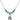 Our Lady of Good Counsel Birthstone Necklace | 1/2 inch | 4mm Beads  Zircon Sterling Silver