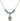 Our Lady of Good Counsel Birthstone Necklace | 1/2 inch | 4mm Beads  Zircon Sterling Silver