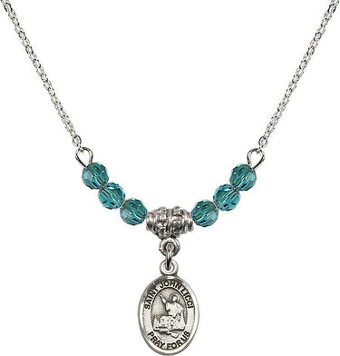 Collar de piedra natal de San Juan Licci | 1/2 pulgada | Cuentas de 4 mm
