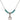 Blessed Miguel Pro Birthstone Necklace | 1/2 inch | 4mm Beads  Zircon Sterling Silver