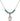 Blessed Miguel Pro Birthstone Necklace | 1/2 inch | 4mm Beads  Zircon Sterling Silver