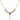 Cross Crystal Necklace | 1/2 inch | 4mm Beads   14kt Gold Filled