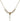 Cross Crystal Necklace | 1/2 inch | 4mm Beads   14kt Gold Filled