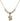 Rose Crystal Necklace | 1/2 inch | 4mm Beads   14kt Gold Filled