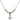 Holy Spirit Crystal Necklace | 1/2 inch | 4mm Beads   Sterling Silver