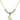 Praying Hands Crystal Necklace | 3/8 inch | 4mm Beads   14kt Gold Filled