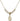Saint Christopher Crystal Necklace | 1/2 inch | 4mm Beads   14kt Gold Filled