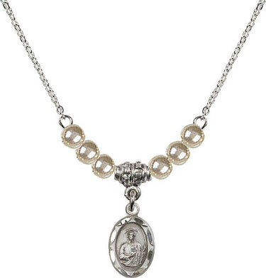 Collar de cristal de San Judas | 1/2 pulgada | Cuentas de 4 mm | N21-0301J