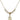 Saint Michael the Archangel Crystal Necklace | 1/2 inch | 4mm Beads   14kt Gold Filled