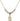 Saint Michael the Archangel Crystal Necklace | 1/2 inch | 4mm Beads   14kt Gold Filled