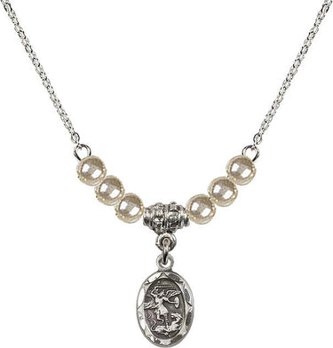 Collar de cristal de San Miguel Arcángel | 1/2 pulgada | N21-0301R