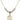 Saint Anne Crystal Necklace | 5/8 inch | 4mm Beads   14kt Gold Filled
