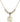 Saint Anne Crystal Necklace | 5/8 inch | 4mm Beads   14kt Gold Filled