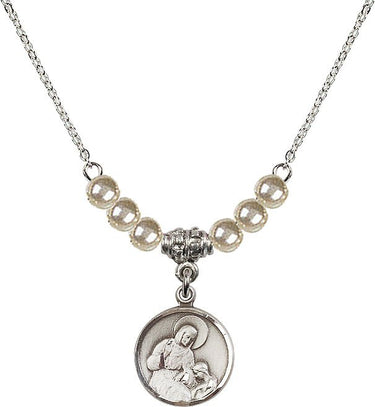 Collar de cristal de Santa Ana | 5/8 pulgada | Cuentas de 4 mm | N21-0601A
