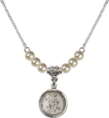 Collar de cristal Ángel Guardián | 1,5 cm | Cuentas de 4 mm | N21-0601E