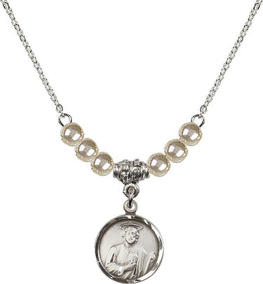 Collar de Cristal de San Judas | 5/8 pulgada | Cuentas de 4 mm | N21-0601J