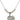 Miraculous Medal Crystal Necklace | 5/8 inch | 4mm Beads   Sterling Silver