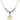 Saint Michael the Archangel Crystal Necklace | 5/8 inch | 4mm Beads   14kt Gold Filled