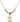Saint Michael the Archangel Crystal Necklace | 5/8 inch | 4mm Beads   14kt Gold Filled