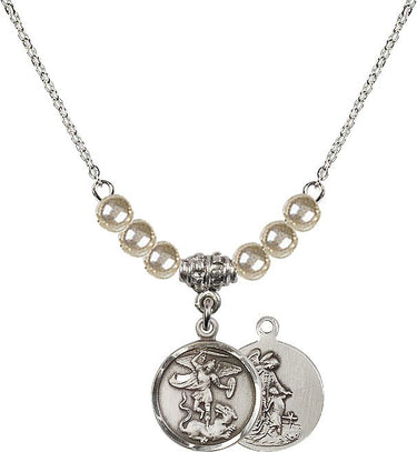 San Miguel Arcángel, collar de cristal | 5/8 pulgada | N21-0601R