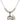 Scapular Crystal Necklace | 5/8 inch | 4mm Beads   Sterling Silver