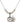 Scapular Crystal Necklace | 5/8 inch | 4mm Beads   Sterling Silver
